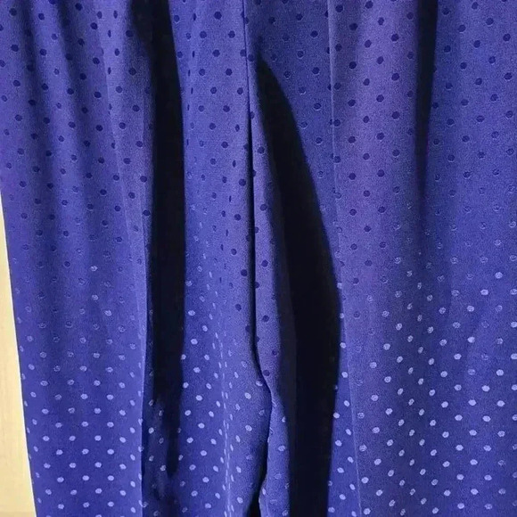 Sleek Royal Blue/Purple Satin 2 Piece Pantsuit - Golden Girls - Picture 5 of 11